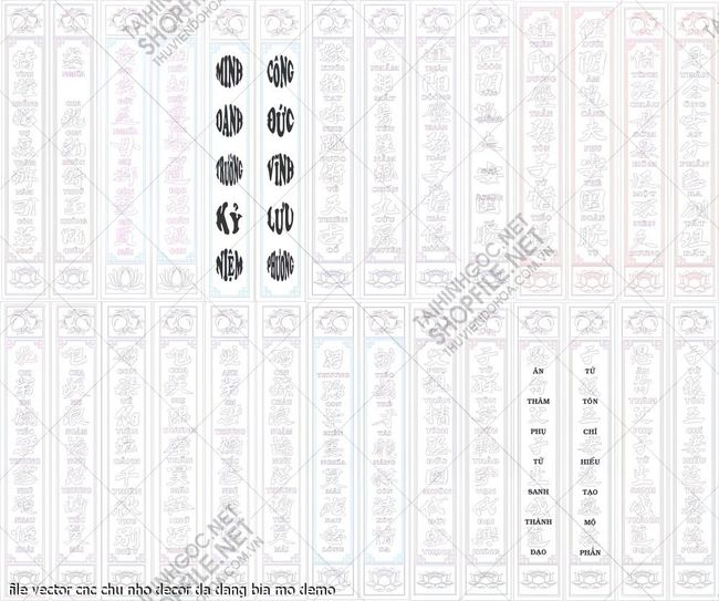 file vector cnc chu nho decor da dang bia mo 